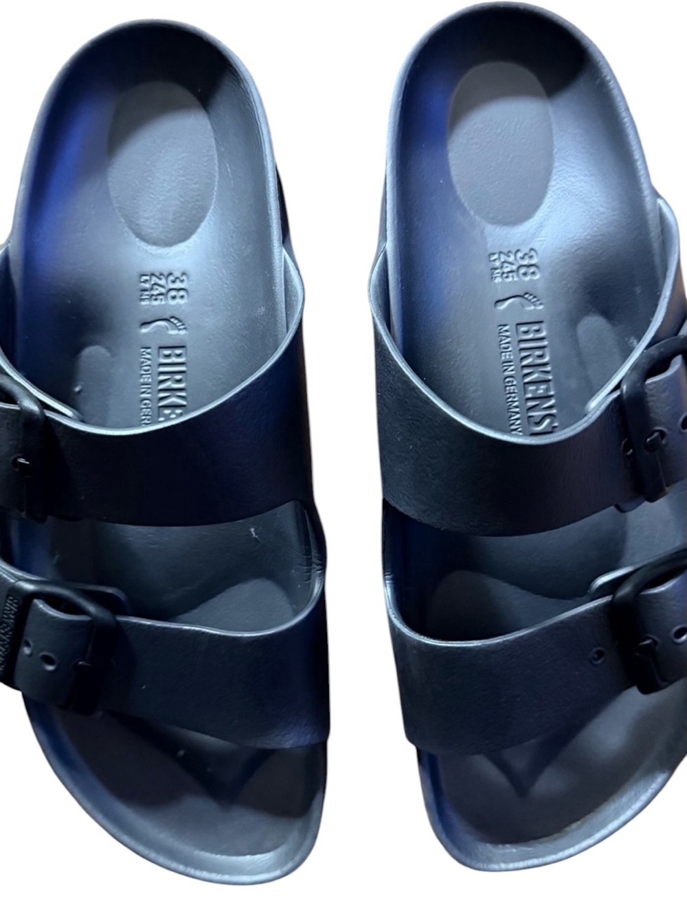Birkenstock Arizona Essentials EVA Slide Sandals Charcoal Gray Waterproof NWOT